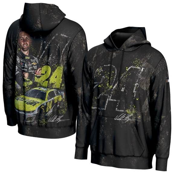 Youth ProSphere Black William Byron Collage Hoodie