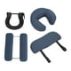 thumbnail image 4 of Mesa de con cuna facial y reposacabezas, juego completo, portátil, con reposabrazos, almohada, cojín estable y cómodo para cuello cabeza. Azul marino, 4 of 9
