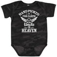 thumbnail image 3 of Inktastic Handpicked for Earth by My Uncle in Heaven with Angel Wings Boys or Girls Baby Bodysuit, 3 of 5