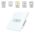 thumbnail image 3 of Interruptor táctil de control de velocidad del ventilador Wifi Smart Deluxe Panel de cristal Interruptor Control remoto mediante aplicación Tuay 90V 250V Interruptor UE (B), 3 of 4