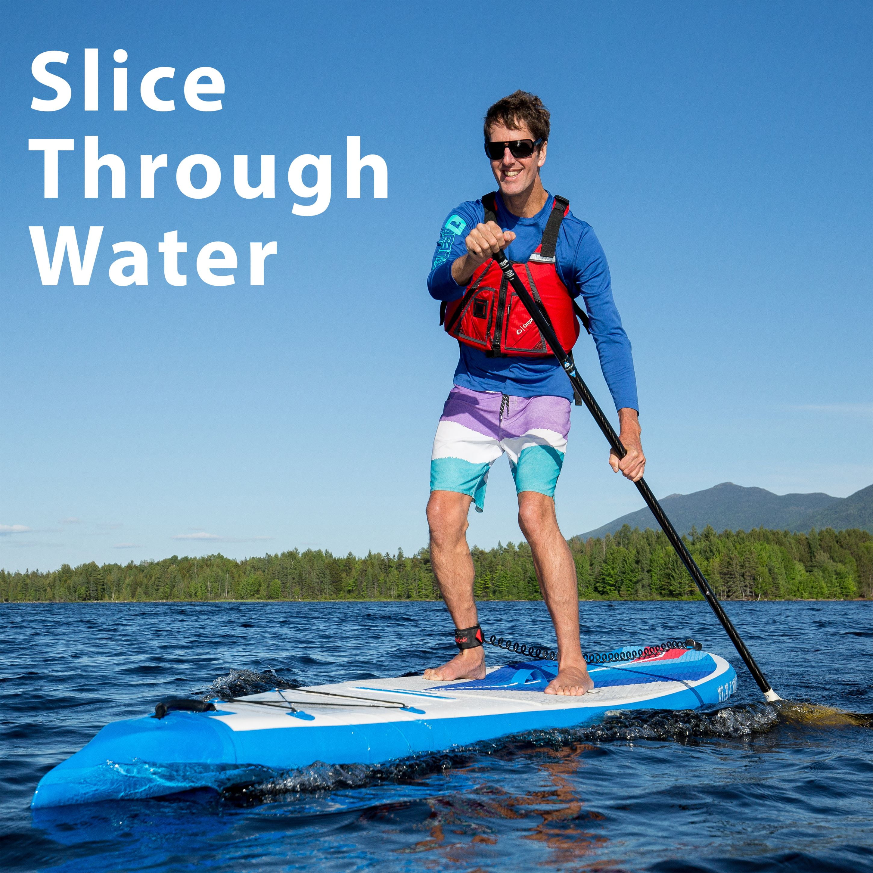 Sea Eagle NeedleNose 12’6” Inflatable Lightweight High Pressure Drop Stitch Stand Up Paddle Board SUP w/ Patented Wave Piercing Bow, SUP Paddle, Pump, Slide in Skeg & Backpack- Electric Pump Package