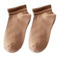 thumbnail image 5 of 1 Pair Short Socks Breathable Sweat Absorption Extra Soft Washable Non-Fading Protective Polyester Women Summer Thin Ankle Socks for Women, 5 of 8