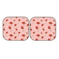 thumbnail image 7 of Balery 2 Piece Strawberry Car Windshield Sun Shade|Foldable Front Windshield Shade for Car Front Window for Most Sedans SUV Truck-Medium, 7 of 7