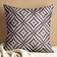 thumbnail image 2 of Throw Pillow Covers - Set of 4 Embroidered Decorative Cushion Case for Home Decor Sofa Couch Chair Bed Patio Living Room Bedroom Car Office - Beige Brown 1, 20x20 Inches, 2 of 9