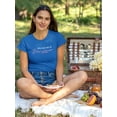thumbnail image 2 of You Had Me At Bonjour Banner T-Shirt Women -Smartprints Designs, Female 3X-Large, 2 of 4