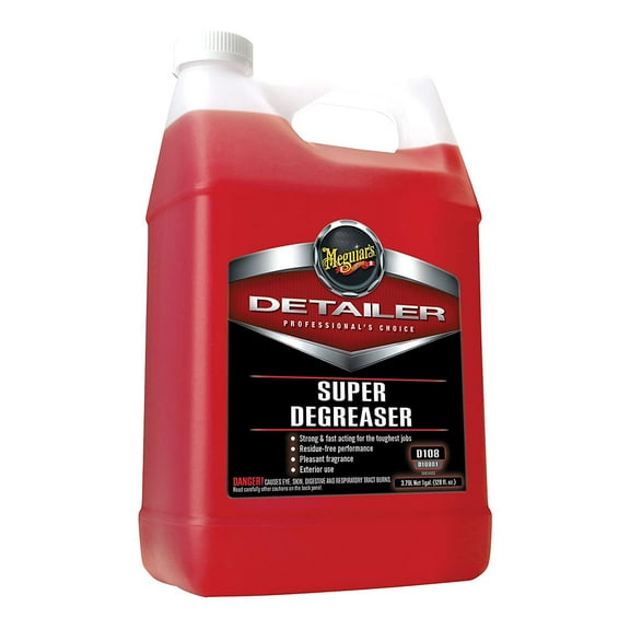 Meguiar's Super Degreaser Residue Free Vehicle Car Detailer, 1 Gallon