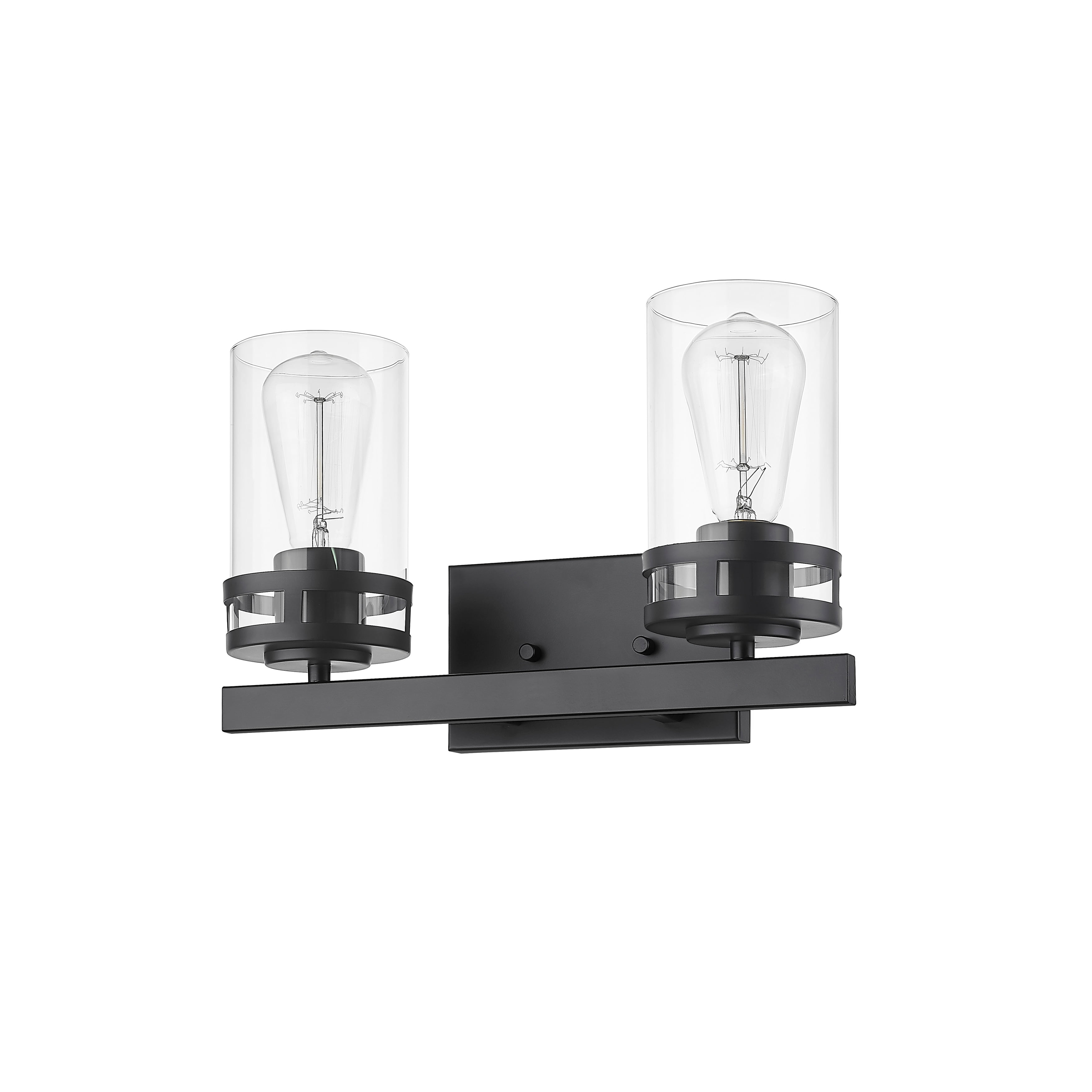 Millennium Lighting  Lunden 2/3/4 Light Vanity Fixture in Matte Black 2 Light - Matte Black