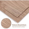 thumbnail image 3 of 8 Sheets Walnut Wood Sheet 11.8x8.3inch Rectangle Hardwood Veneer Boards for Wood Craft DIY Project 0.4mm Thick, 3 of 6