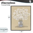 thumbnail image 4 of Stupell Industries Farmhouse Daisies Jar Drawing Black Framed Giclee Art, 11 x 14, by Patti Bishop, 4 of 8
