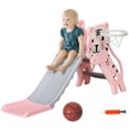 thumbnail image 2 of Qaba Plastic Indoors Toddler Slide, 52.25'' x 23.50'' x 27.50'', 2 of 9
