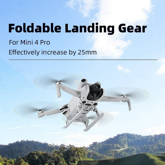 Landing Gear Compatible for DJI MINI 4 PRO, Landing Legs Extensions Landing Extender for Drone Heightening Landing Kickstand Leg Tripod Protective Guard Drone Landing Bracket Accessory