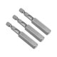thumbnail image 1 of 3Pcs 1/4" Vástago Hexagonal Longitud 50mm Bit de Destornillador Hexagonal Magnético H10 Acero Aleado S2, 1 of 4
