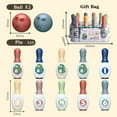 thumbnail image 5 of NimJoy Toddler Dinosaur Bowling Set Kids Indoor Outdoor Toy for Boys 3-6 Year Girls W/10 Pins & 2 Balls, 5 of 7