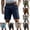 Style1-Navy mens shorts, variant on Mceream Mens Athletic Shorts with Pockets Elastic Waist Drawsting Quick Dry Baggy Sweat Shorts for Running Sports Athletic Gym Breathable Comfort Workout Shorts Army Green XL