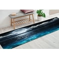 thumbnail image 3 of View Rugs, Kitchen Rug, Moon Lover Gift Rugs, Anti-Slip Carpet Rugs, Moon Over the Sea Rugs, Moon Rug, Gift For Him Rugs, Farmhouse Rug, 2.6'x6.5' - 80x200 cm, 3 of 7