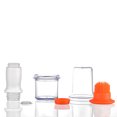 thumbnail image 3 of Cepillo De Almacenamiento Portátil Prensa Portátil Botella De Aceite De Silicona Cepillo Cubierta De Almacenamiento Herramienta Para Hornear (Naranja), 3 of 4