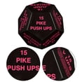 thumbnail image 4 of Dados Ejercicio Entrenamiento 12 Caras para Ejercicios Fitness en Casa Cardio () Blanco, 4 of 5