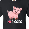 thumbnail image 4 of Inktastic I Love Piggies- Cute Pig Youth T-Shirt, 4 of 5