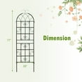 thumbnail image 3 of Costway 71" Tall Metal Garden Trellis for Climbing Plants 2 Pack Fence Panels Retro, 3 of 10