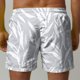 thumbnail image 3 of Pantalones Cortos de Cintura Elástica de los Hombres Hawaiian Floral Print Casual, Pantalones de Baño Ligeros de Cuatro Lados, 3 of 5