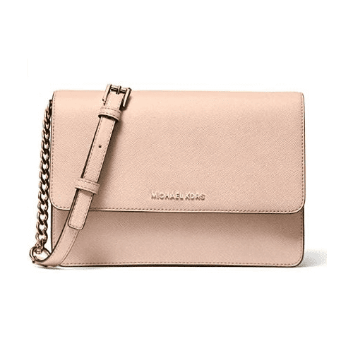 Michael Kors Daniela Large Saffiano Leather Crossbody Bag - Soft Pink 32S0GDDC3L - 0 ...