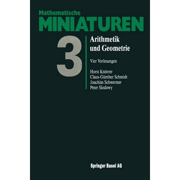Mathematische Miniaturen Arithmetik Und Geometrie, Book 3, (Paperback)