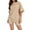 Beige, variant on Tiqkatyck Outfits Sets, It Is You Not Me Women's Short Sleeve Letter Print Shorts Sets Women 2 Piece Outfits Beige L