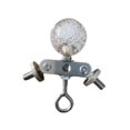 thumbnail image 2 of figatia Tent Pole Connector Campfire Frame Pole Connector Support Central Pole Substitution End Fittings Bracket for Canopy Household For 2 Poles, 2 of 8