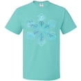 thumbnail image 3 of Inktastic Icy Blue Winter Snowflake T-Shirt, 3 of 5