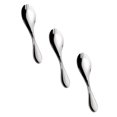 thumbnail image 3 of WORGEOUS 3 unids DUAL PROPÓSITO CASA NIÑOS Cucharas Cucharas de acero inoxidable Tenedor Spoons (Plata), 3 of 8