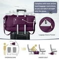 thumbnail image 4 of Gynky Travel Duffle Bag Set 2 Pack Weekender Bags for Women with Shoe Compartment Carry On Overnight Gym Duffel Bags with Wet Pocket Hospital Bags for Labor and Delivery, 4 of 8