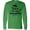 Kelly Green, variant on Christmas Nice Until Proven Naughty Long Sleeve T-Shirt