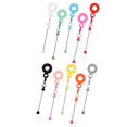thumbnail image 1 of 10 Pcs Beadable Straw Charm Compatible with DIY Beaded Straw Toppers Charm Adapter Pendant Ornament, 1 of 7