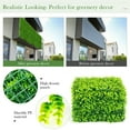 thumbnail image 4 of Gymax 12PCS 16x24inch Artificial Eucalyptus Hedge Plant Privacy Fence Panels, 4 of 10