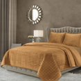 thumbnail image 1 of Tribeca Living Juego de edredón doble de terciopelo, juego de cama de dos piezas con punto de caja, incluye un edredón extragrande y una funda de almohada falsa, terciopelo súper suave de 260 g/m², Fl, 1 of 4
