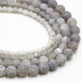 thumbnail image 1 of Nvzi 2 piezas de cuentas dispersas desgastadas de color gris, cuentas para pulseras de cuentas hechas a mano, accesorios para collares de 8 mm, 1 of 4