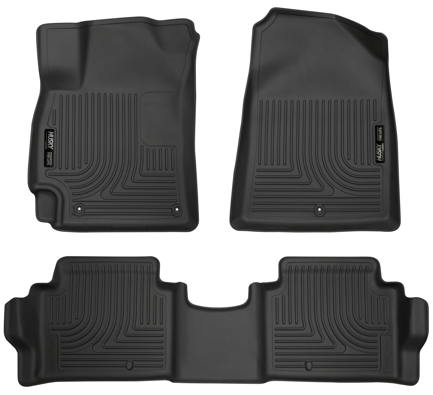 Husky Liners Front & 2nd Seat Floor Liners Fits 17-18 Elantra - Walmart ...