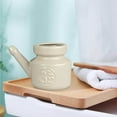 thumbnail image 3 of Maoww Ceramic Neti Pot Leakproof Sinus Rinse Pot Durable for Nasal Cleansing 350ml Gray, 3 of 9