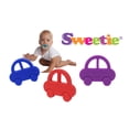 thumbnail image 3 of Sweetie Silicone Chewable Soft Car Baby Teether, Red, 3 of 3