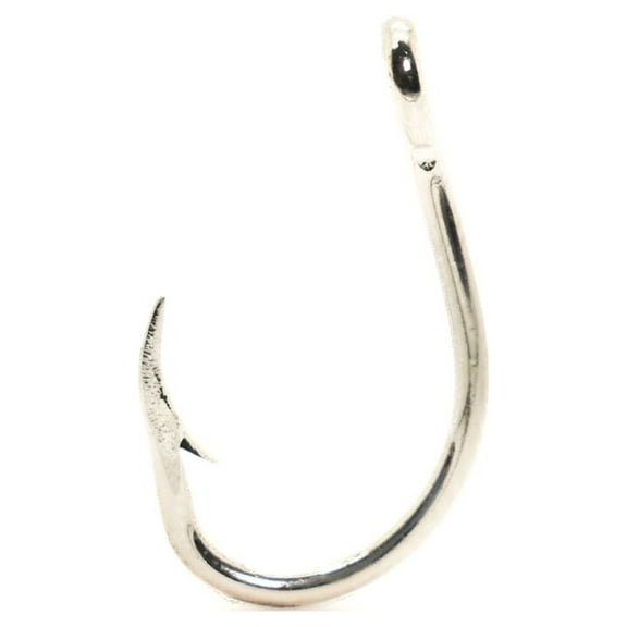 Mustad O'Shaughnessy Live Bait Hook (Nickel) - Size: 5/0 8pc