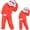 Red, variant on Big Mouth Monster Pajama Costume for Parent & Little One, Cozy Soft Hooded One Piece with Comb, Silly Monster Onesie Loungewear Family Christmas Pajamas Matching Sets