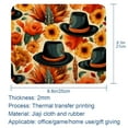 thumbnail image 5 of Thanksgiving Hat Printed Square Mousepad Desk Pad Desk Mat, 8.3x9.8 Inch, Non-Slip Rubber Bottom, Suitable for Office and Gaming, 5 of 6