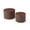 Dark Brown, variant on Orange MDF Table Set, 2 Nesting Pieces / A Nice Addition to Your Living Area