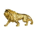 thumbnail image 5 of Classical European Lions Sculpture Detailed Textured Carving Decorative Resins Art Piece For Shelf Tabletop Decors, 5 of 8