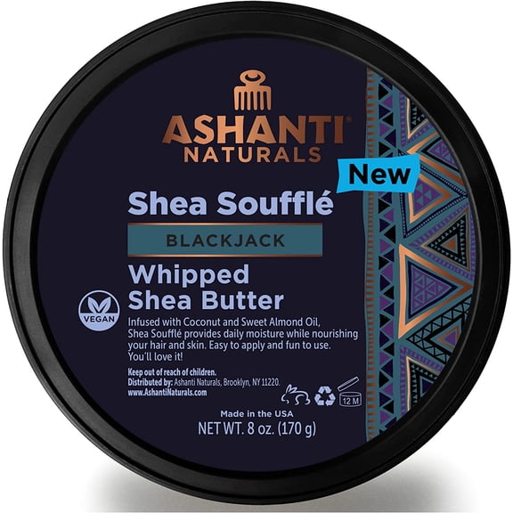 Ashanti Naturals Shea Souffle Black Jack Cream 8 Ounce