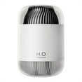 thumbnail image 2 of Large Capacity Air Humidifier with Living Room Night Light Portable Car-interior Diffuser Rechargeable Mist Maker Sprayer Living Room White, 2 of 9