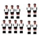 thumbnail image 1 of 11 piezas de repuesto para futbolín de mesa, para torneo de jugadores Blanco, 1 of 9