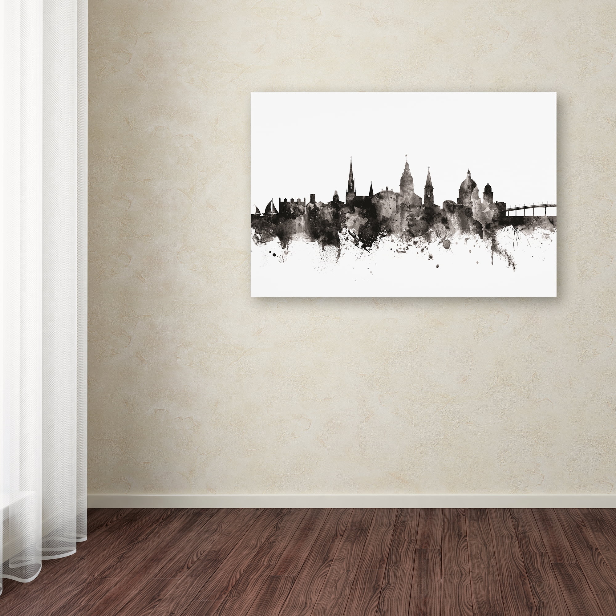 Trademark Fine Art 'Annapolis Maryland Skyline III' Canvas Art by Michael Tompsett