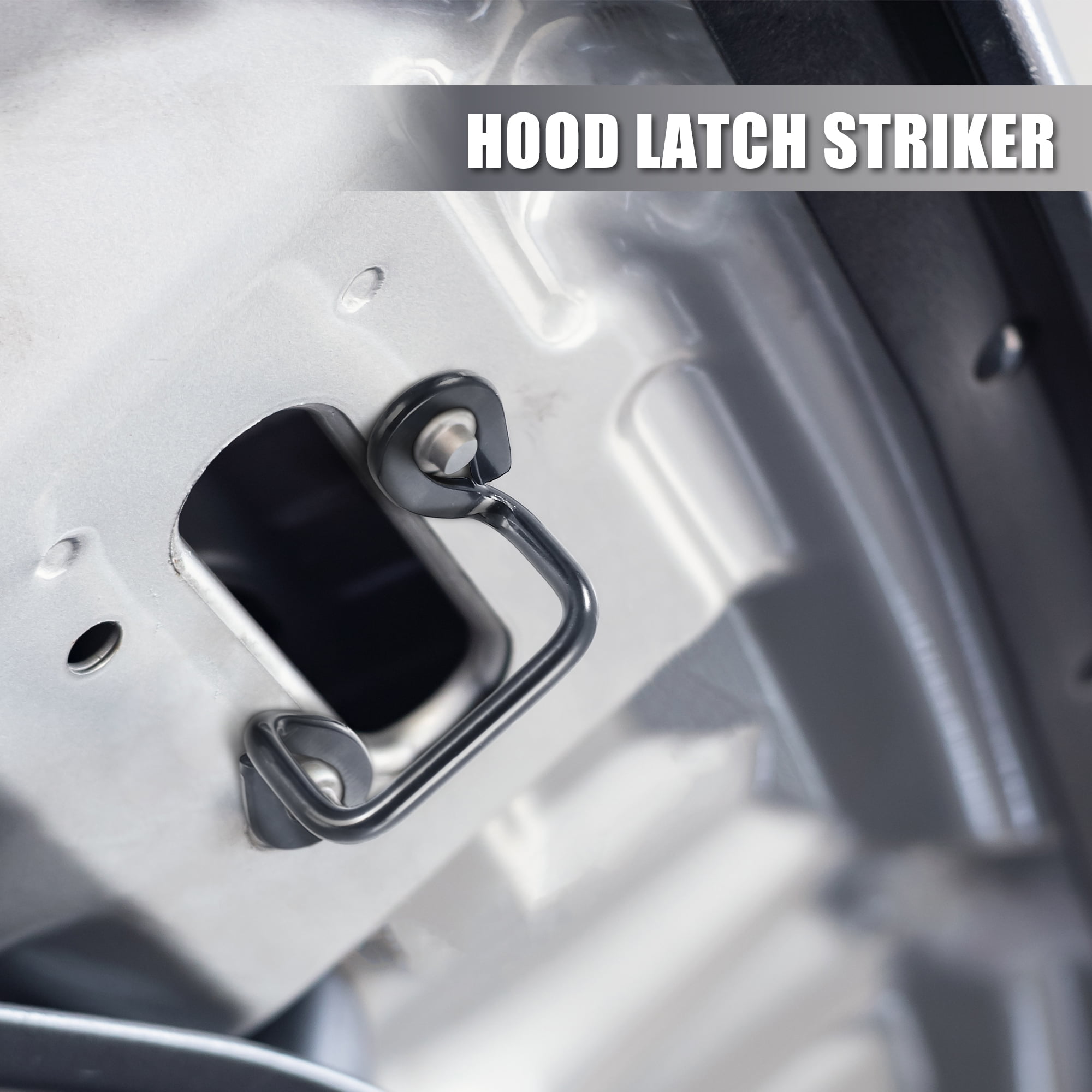 Unique Bargains Hood Latch Stainless Steel for Dodge Challenger 08-17 5065256AA