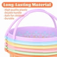 thumbnail image 3 of 6 Pcs Plastic Easter Baskets Set with 36 Easter Eggs & Grass Refill - All-in-One Easter Egg Hunt Supplies for Kids Party, 3 of 7